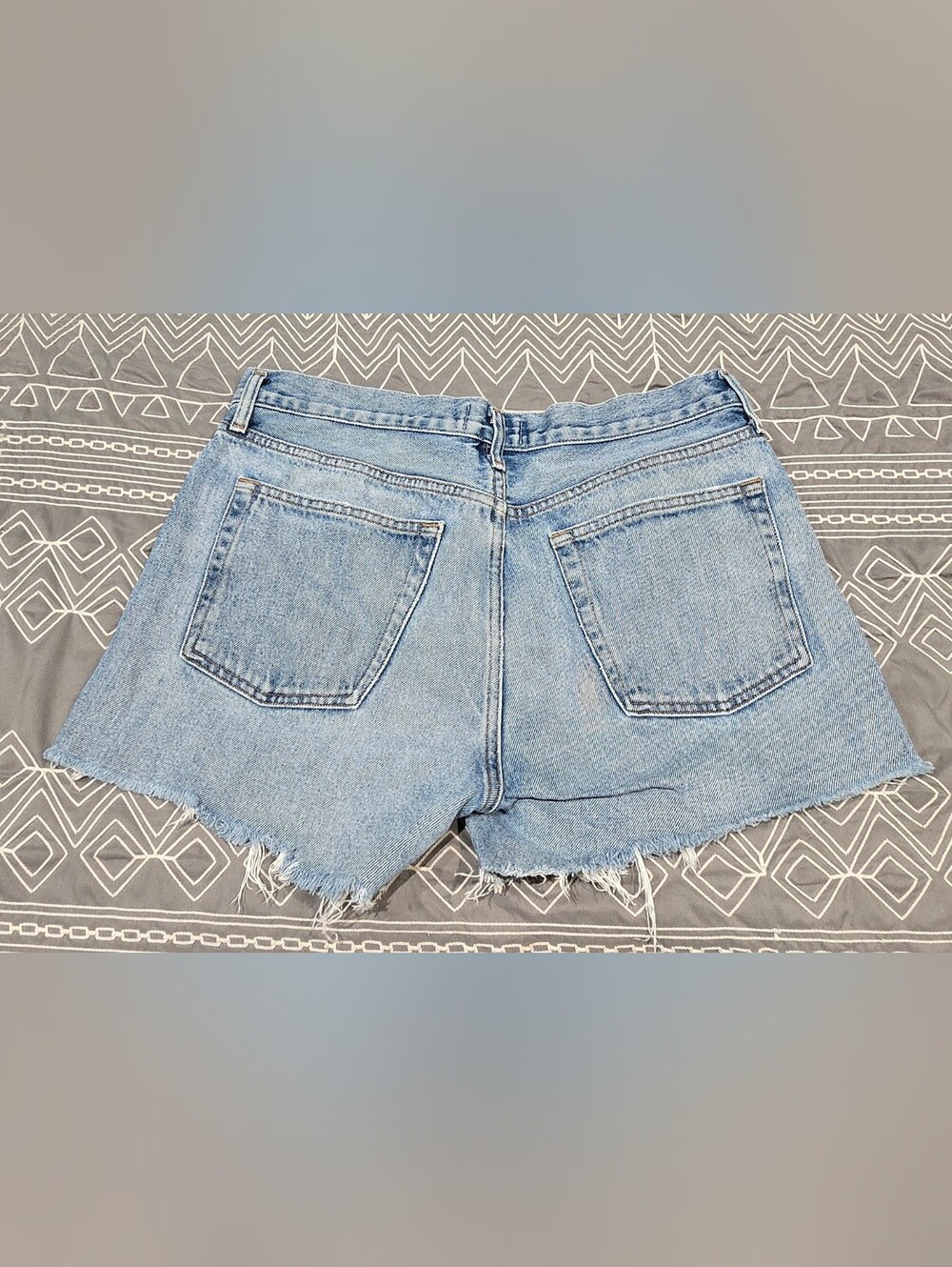 AGOLDE Parker Long High Waisted Shorts Size 30 - Picture 6 of 7